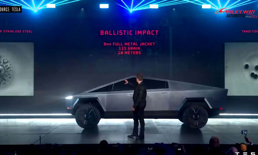 နာမည်ကြီး brands တွေရဲ့ ပုံစံမျိုးစုံနဲ့ Twitter မှာ လှောင်ပြောင်ခြင်းခံနေရတဲ့ Tesla ရဲ့ Cybertruck ကားအသစ်