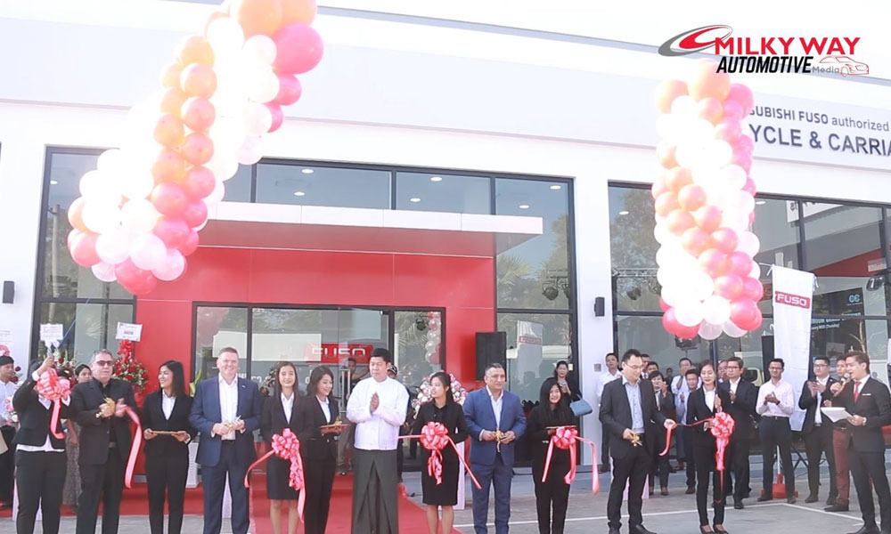 FUSO ကား Showroom ရန်ကုန်တွင် ဖွင့်လှစ်