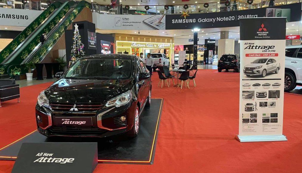 ယခင်ထက်ပိုမိုကောင်းမွန်သော ဒီဇိုင်း၊ ပါဝင်မှုအသစ်များဖြင့် ထုတ်လုပ်လိုက်သော  All New Attrage ကို  Mitsubishi Motors Myanmar မှ Pre-order စနစ်ဖြင့် စတင်ရောင်းချ